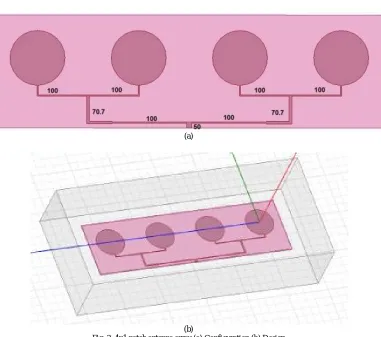 table 3:  Radius of the Patch 