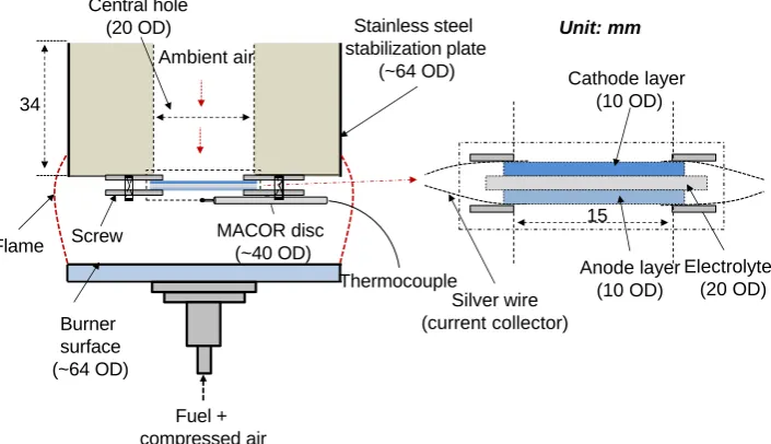 Figure 1. Schematic of experimental setup for DFFC. 