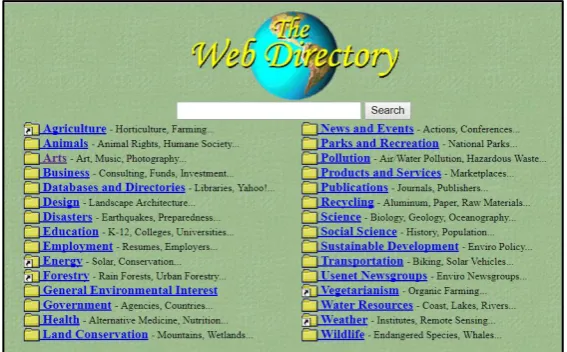 Figure 1: The Web Directory 