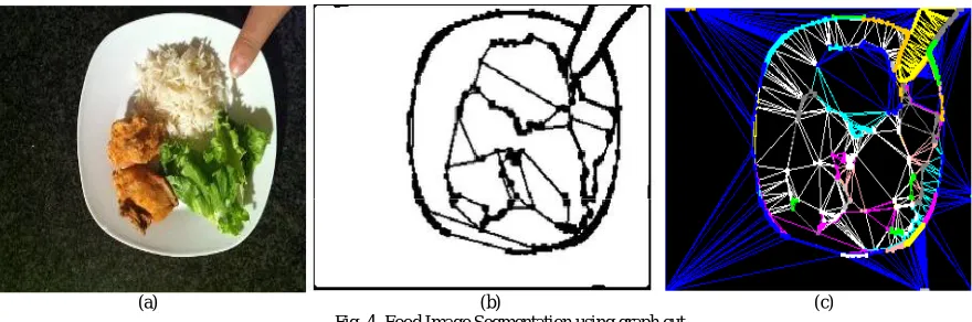 Figure 3 (a) shows example of s-t graph. In the graph pixels in the image relates with the neighbor nodes