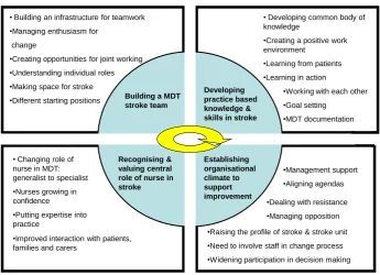 Figure 2: Summary of key emergent process findings 