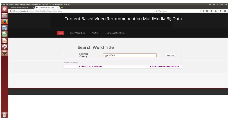 Fig 2: user search a text query 