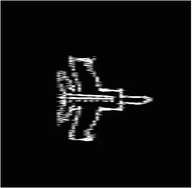Figure 3.13: Reconstructed MIG-25 by polar reformatting