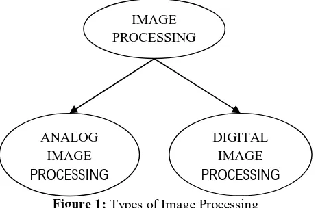 Figure 1: Types of Image Processing  