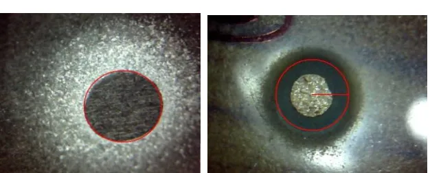 Fig. 5. Hole image for validity for MRR model    