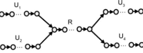 Figure 2    Example of de Bruijn graph for long repeat. 