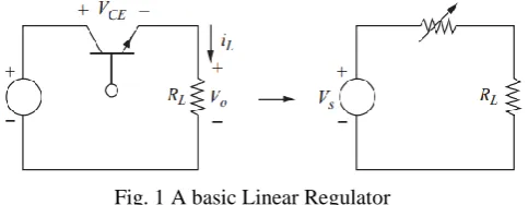 Fig. 1 A basic Linear Regulator  