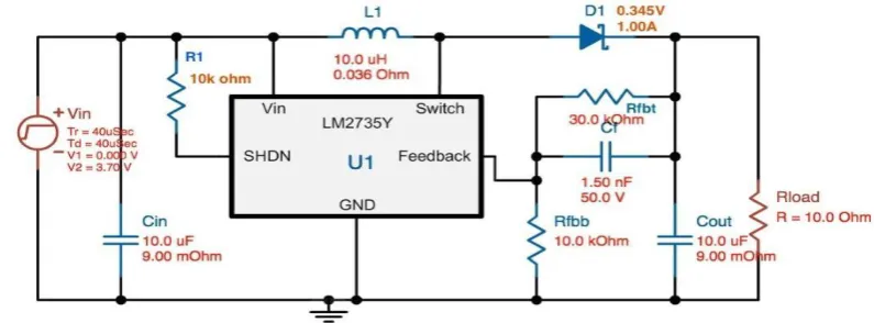 Fig. 5 Closed loop boost converter 