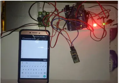Fig. 12 Two LEDs are ON using Mobile App 
