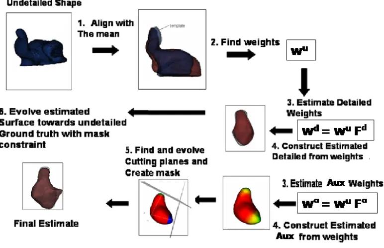Figure 7: Flowchart describing the proposed automatic shape generation method.