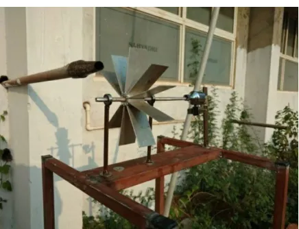 Fig. 3.1 Turbine setup with nozzle  