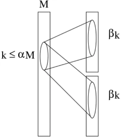 Fig. 2.5. A splitter with expansion property (α, β).