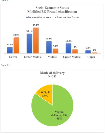Figure 5.1 Socio-Economic StatusModified BG Prasad classification