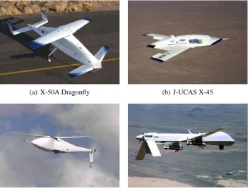 Figure 2.2: Developmental UAV programmes.
