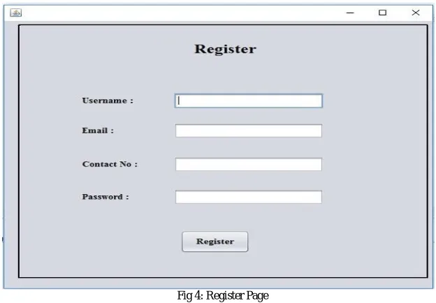 Fig 4: Register Page 