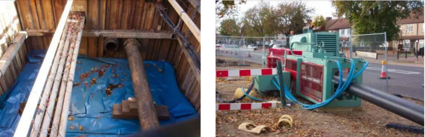 Figure 11 - Mogden-Perry Oaks 12” sludge pumping main upgrade 
