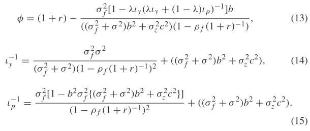 Figure 2 plots the equilibrium parameters as a function ofFirst note that when = 0, which is a sanity check for our analysis:when no agent in the market is privately informed, the private signal is notrevealed in prices at all