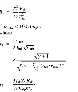 Figure 1 illustrates that even if extremely high compression <Mach number is. The energy converted to magnetic turbulenceand heat lowers the subshock Mach number and the overall ac-celeration eare sumagnetic scattering centers in the ﬂuid (assumed to be Al