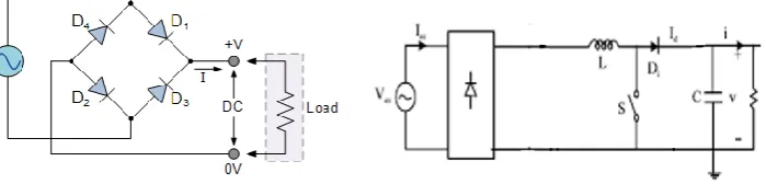 Fig. 2.  Rectifier Circuit with Boost Converter 