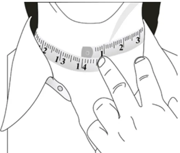 Fig Neck circumference measured at the level of thyroid notch. (courtesy: docseducation.com) 