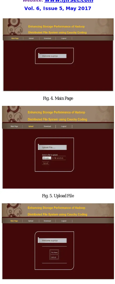 Fig. 6. Upload File Successfully   