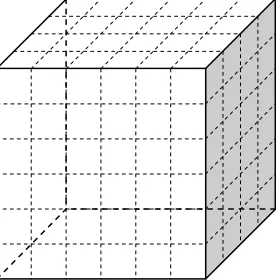 Figure 3.1 – LES domain and grid cell 