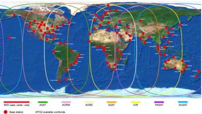 Figure 2-2: OmniSTAR/FUGRO coverage (OminSTAR 2013). 
