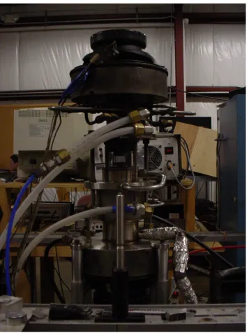 Figure 2.2 – Counterflow diffusion flame burner used in experiments 
