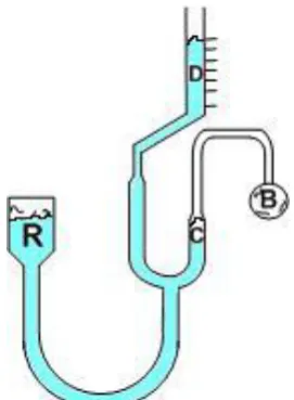 Figure 3.3:  Constant volume gas thermometer 
