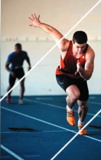 Figure 20.2  Resistance bands can be used with plyometric  exercises to assist in progressive overloading