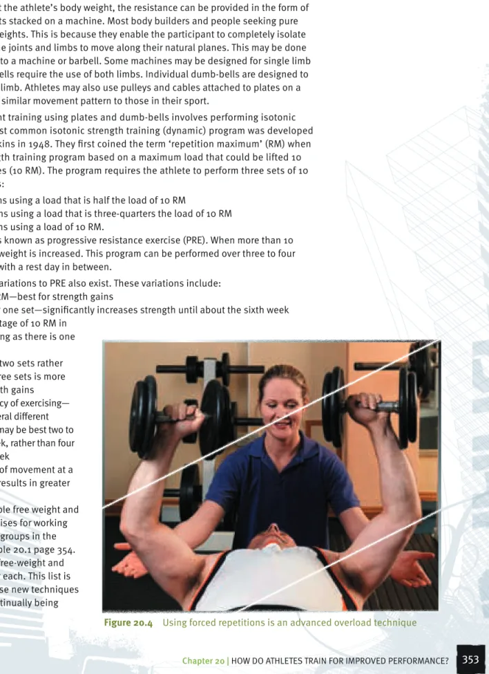 Figure 20.3  Hydraulic resistance training