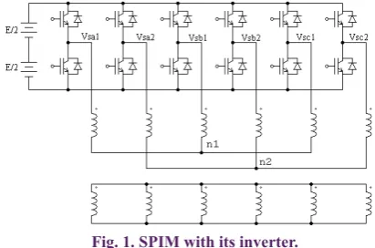 Fig. 1. SPIM with its inverter.