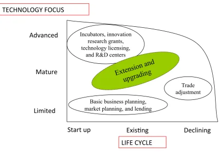 Figure 1. Positioning of Technology Extension Services 
