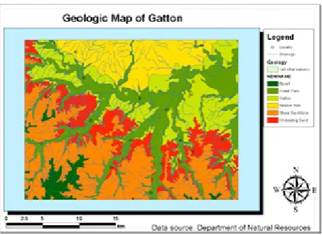 Figure 1.  An example of map output design exercise. 