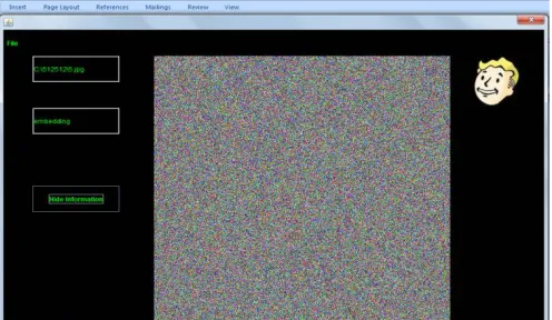 Fig.4(c) Shares are created (Two shares are shown)  