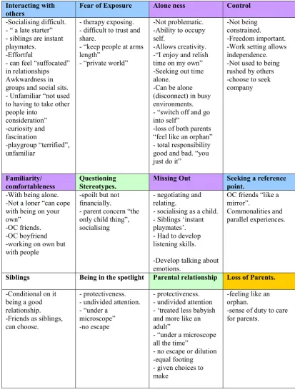 Fig. 4.1.7. Low level categories Interview 4  