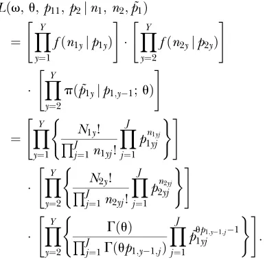 Figure 1.¼ ð1Þ ðm 1X3imÞ �LLMMððff* j j n n11Þmgenetic drift,Likelihood: In this model, unknown parameters aremixing rates, v ¼ ðv2; v; 