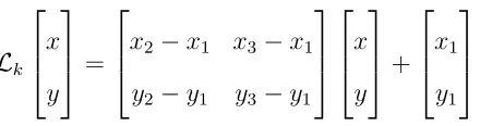 Table 3.2: Linear Local Basis Functions over R