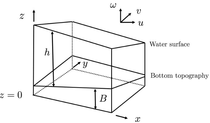 Figure 1.1:Shallow Water Domain.