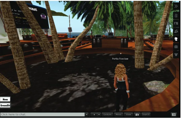 Figure 3.1. Example of a Second Life virtual location. 