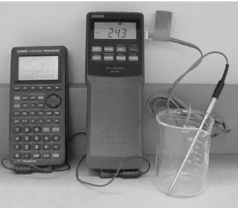 Figure 1.  Photograph of the Casio Data Analysis System.  In the photograph depicted, a 