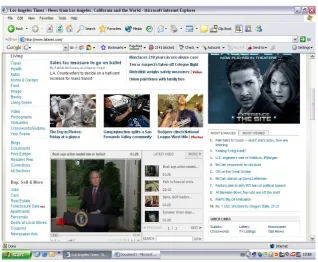Figure 5.1-Homepage of latimes.com September 26, 2008 (1) 