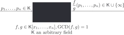Figure 1: Black box for rational function evaluation