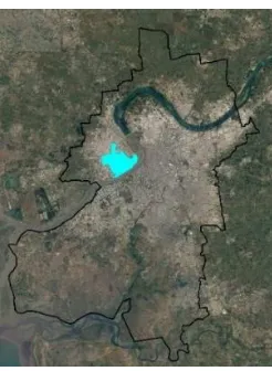 Figure 2. Study Area: Surat City (West Zone) 