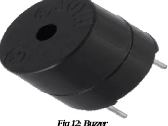Fig 12: Buzzer 