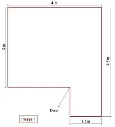 Fig. 5 Room outline supplied to workers  