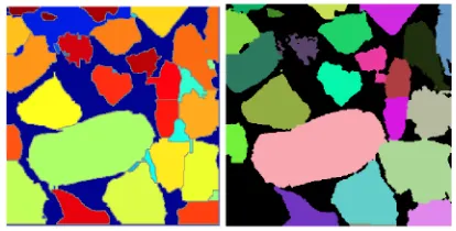 Figure 5(a) and Figure 5(b) respectively, and each region has associated to it a different color