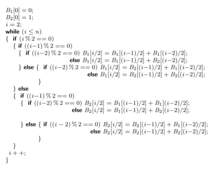 Figure 1.1: Fibonacci program after an array split