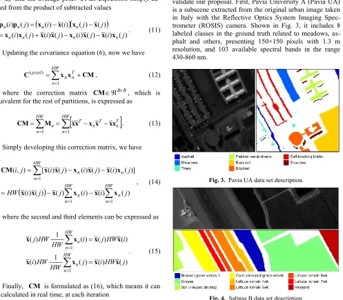 Fig. 4.  Salinas B data set description. 