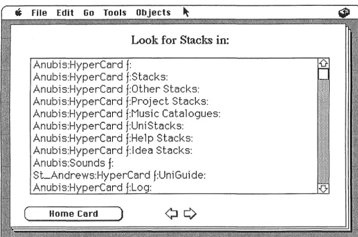 Figure B-4: A 'Look For' card 